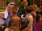Presiden ke-6 RI Susilo Bambang Yudhoyono (SBY) di acara makan malam G20 Bali.