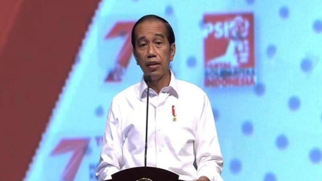 Presiden Jokowi pada Peringatan Hari Ulang Tahun ke-7 PSI