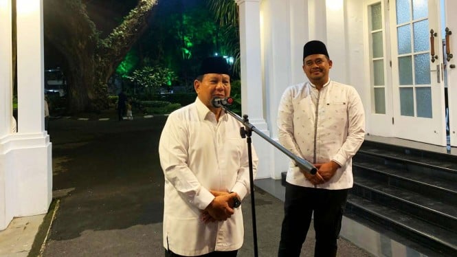 Prabowo dan Bobby Nasution