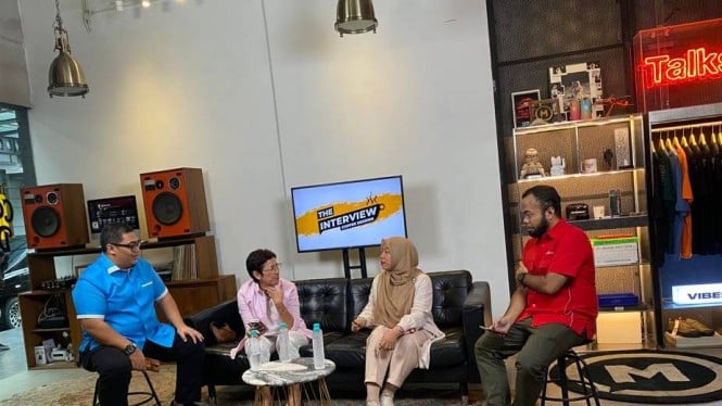 Waketum Golkar Nurul Arifin dalam Diskusi VIVA The Interview Coffee Session.