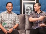 Anies Baswedan (kiri) bertemu Ketua Umum Partai Demokrat Agus Harimurti Yudhoyono (AHY) di Kantor Demokrat, Jakarta, Kamis, 2 Februari 2023.