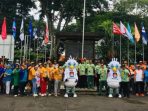 KPU Provinsi Bali mengadakan parade sepeda 365 hari jelang Pemilu serentak 2024