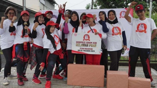 Relawan Puan di Kota Cilegon, Banten