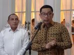 Ridwan Kamil Bersama Edy Rahmayadi di Medan, Sumatera Utara