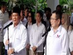Pertemuan Prabowo Subianto dan Hary Tanoesoedibjo.
